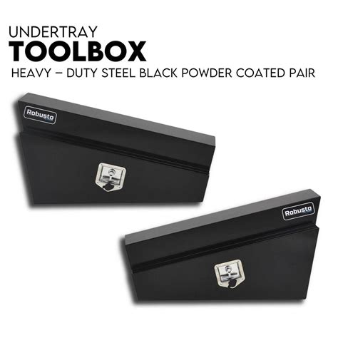 900mm black steel under tray tool box|2.5mm tapered under tray toolbox.